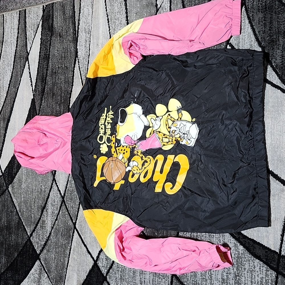 CHESTER CHEETAH CHEETOS BASKETBALL QUARTER-ZIP HOODIE WINDBREAKER JACKET UNISEX